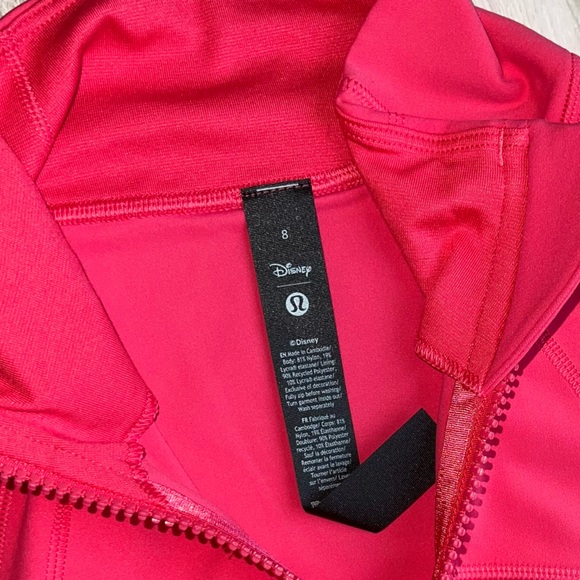 Disney x Lululemon Define Jacket Nulu Lipgloss Pink NWT Size 8 - Picture 8 of 11